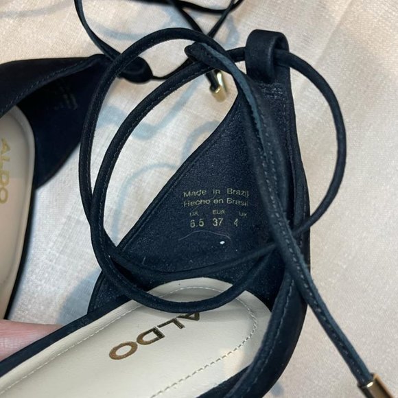 Brand New Heel Sandals, Aldo, Black - Picture 4 of 5